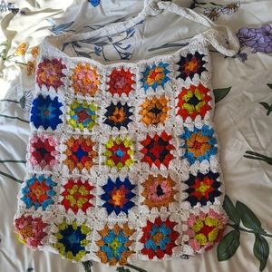 Granny Square Crochet Crossbody